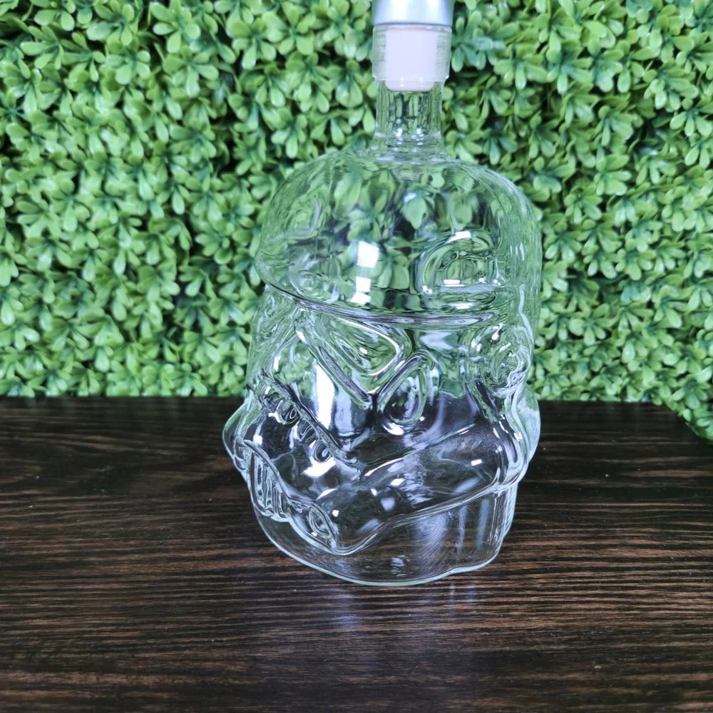 Original Stormtrooper Glass Decanter Star Wars Helmet Whiskey Carafe 750ml Clear